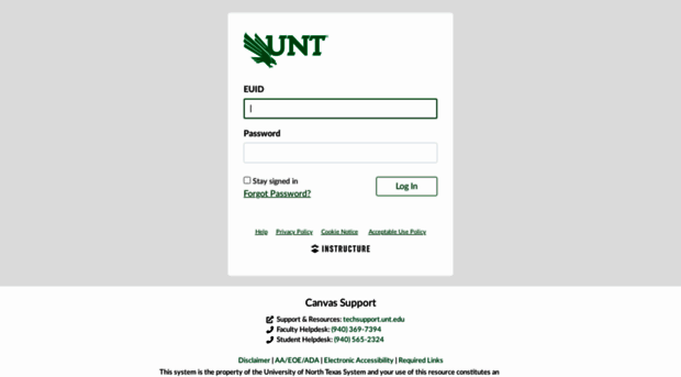 unt.instructure.com