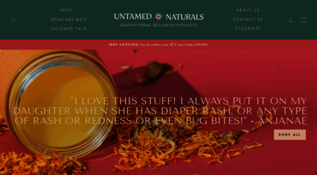 untamednaturalcare.com