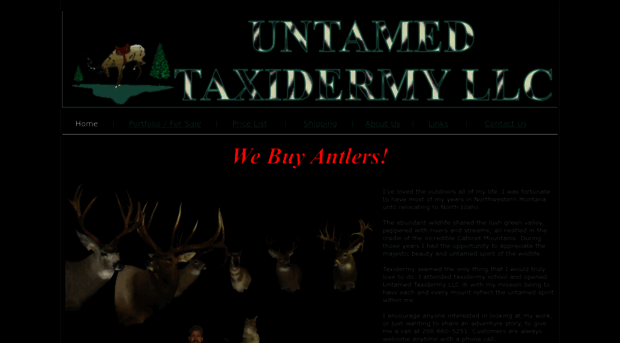 untamedtaxidermy.com