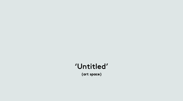 untitledartspace.ca