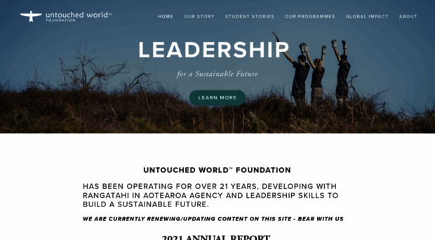 untouchedworldfoundation.com