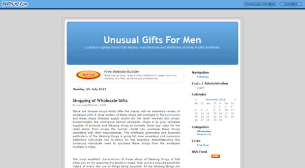 unususalgiftsformen.beeplog.com