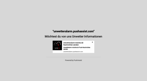 unwetteralarm.pushassist.com