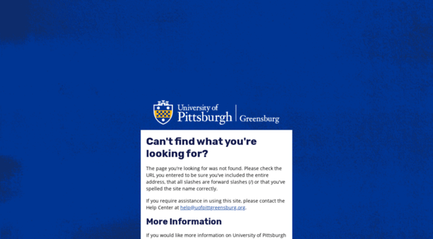 uofpittgreensburg.org