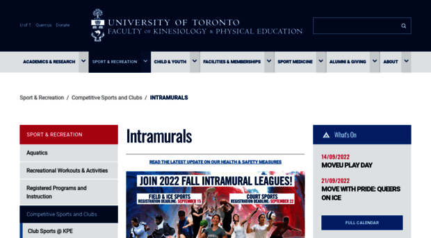 uoftintramurals.ca