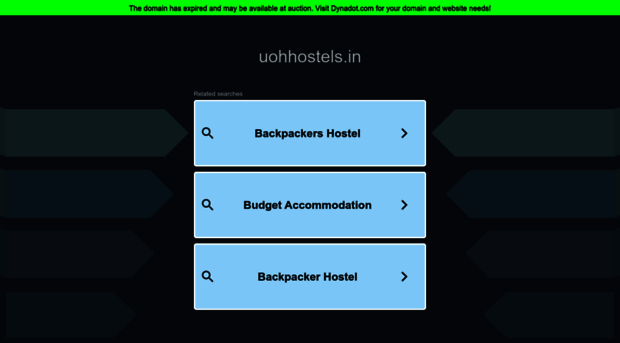 uohhostels.in