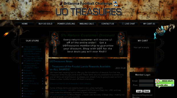 uotreasures.com