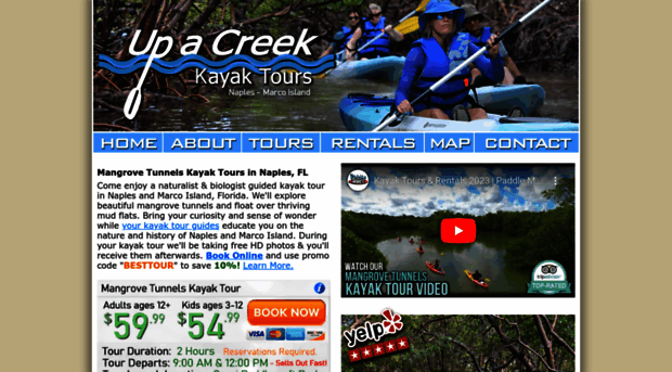 upacreekkayak.com