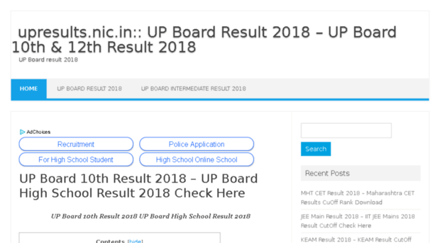 upboard10thresults2018.in