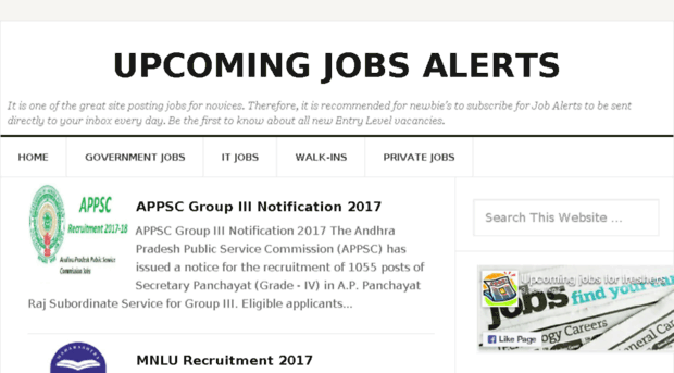 upcomingjobsalerts.in