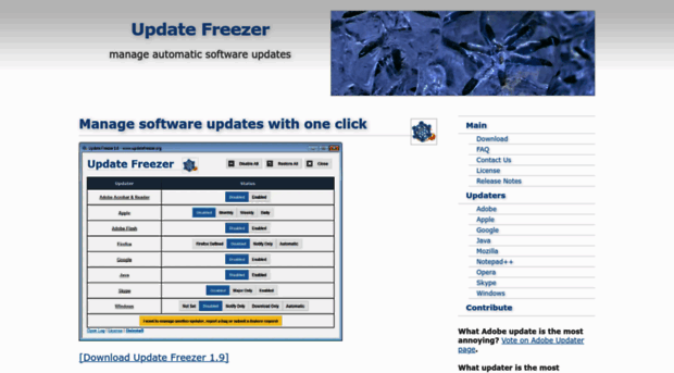 updatefreezer.org