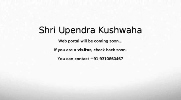 upendrakushwaha.com