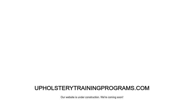 upholsterytrainingprograms.com