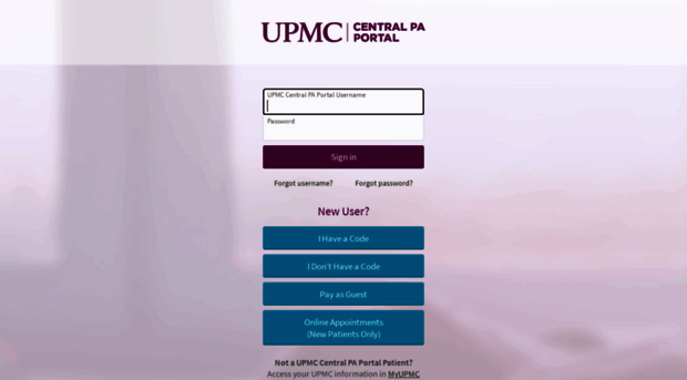 upmccentralpaportal.com