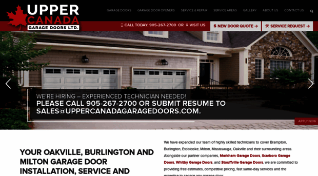 uppercanadagaragedoors.com