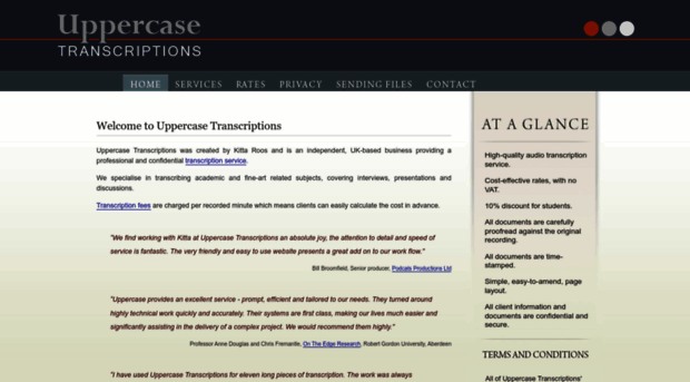 uppercase-transcriptions.com