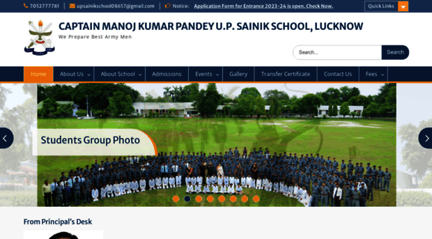 upsainikschool.org