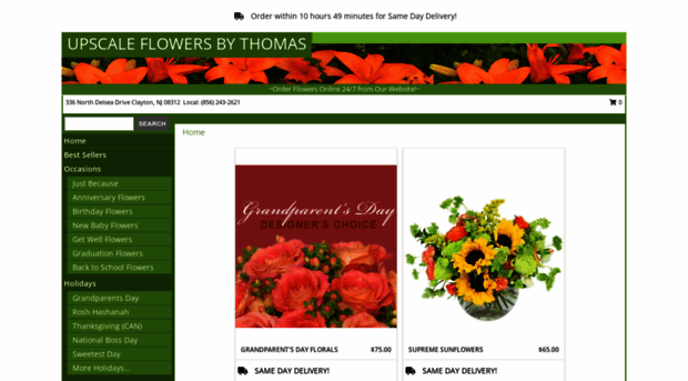 upscaleflowersbythomas.com