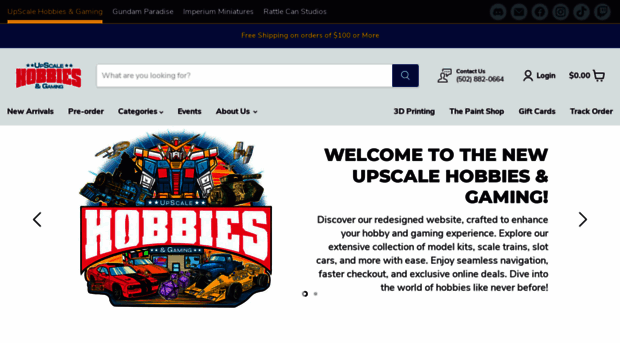 upscalehobbies.com
