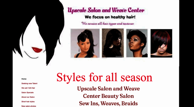 upscalesalonandweavecenter.com