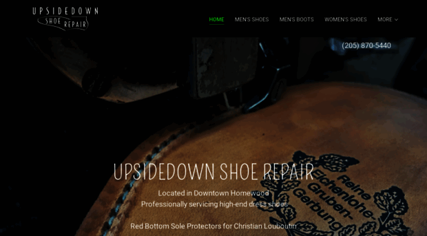 upsidedownshoerepair.com