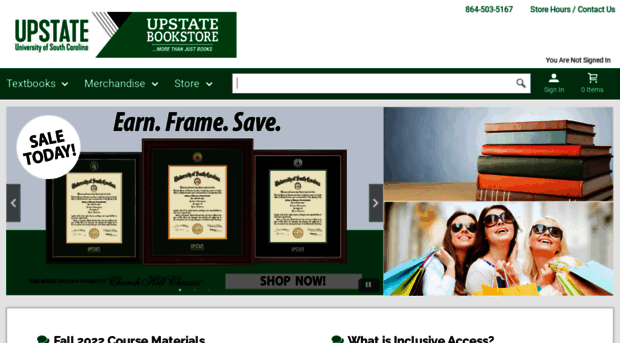 upstatebookstore.com