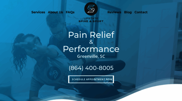 upstatespineandsport.com