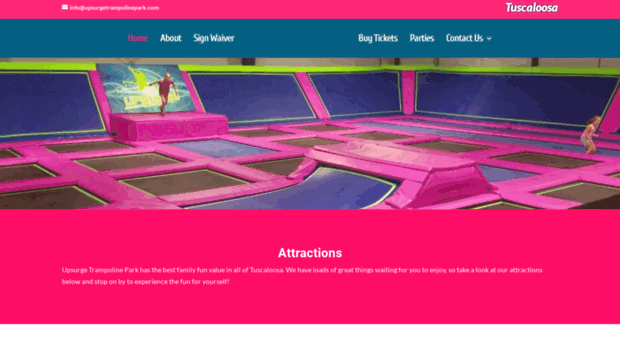 upsurgetrampolinepark.com