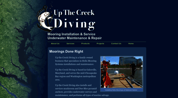 upthecreekdiving.com