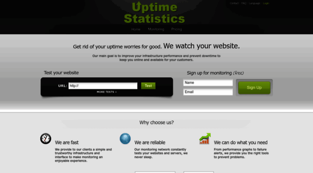 uptimestatistics.com