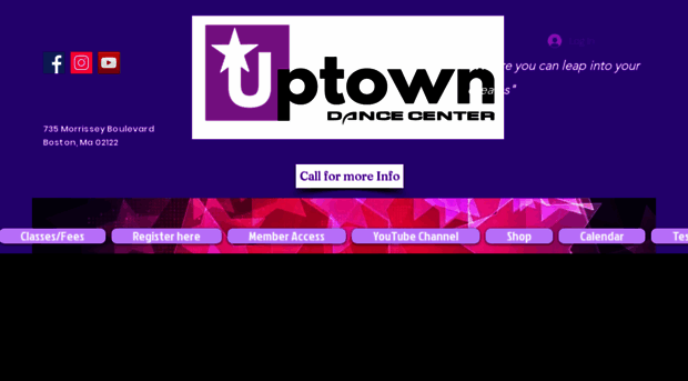 uptowndancecenter.com