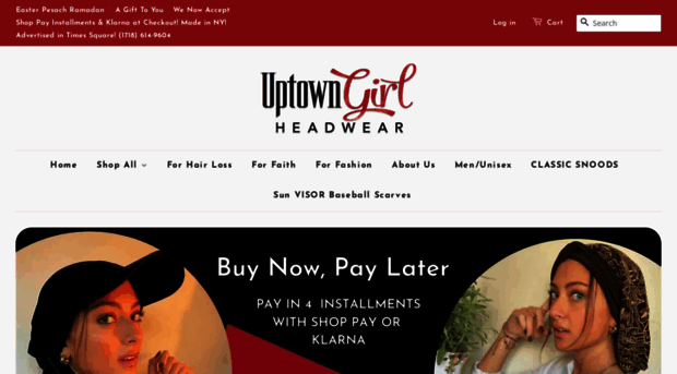 uptowngirlheadwear.com