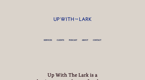 upwiththelark.com