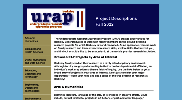 urapprojects.berkeley.edu