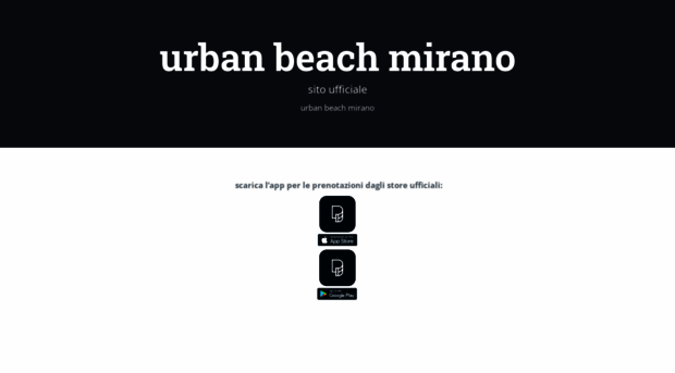 urbanbeachmirano.it