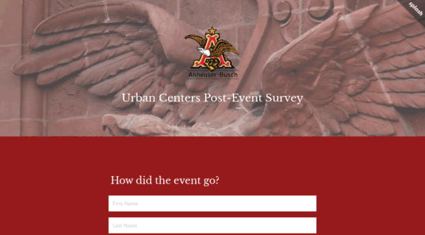 urbancentersposteventsurvey.splashthat.com