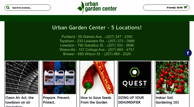 urbangardencenter.net