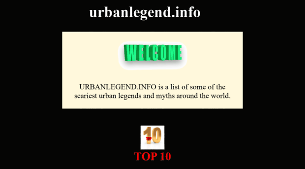 urbanlegend.info