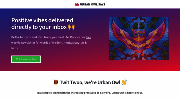 urbanowlsays.com