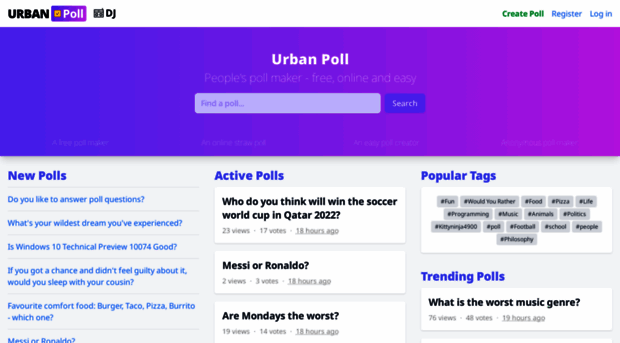 urbanpoll.com