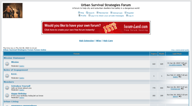 urbansurvivalstrategies.forumsland.com