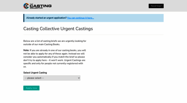 urgent.castingcollective.net