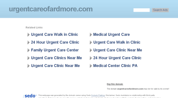 urgentcareofardmore.com