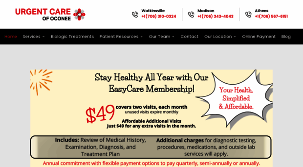 urgentcareofoconee.com