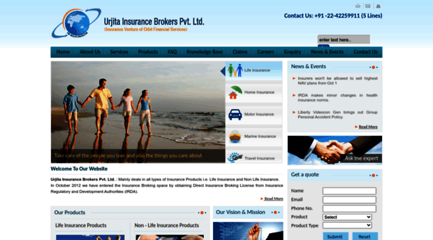 urjitainsurance.com