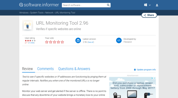 url-monitoring-tool.software.informer.com