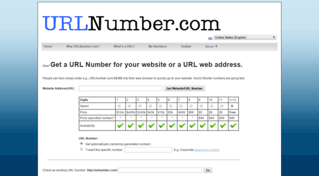 urlnumber.com