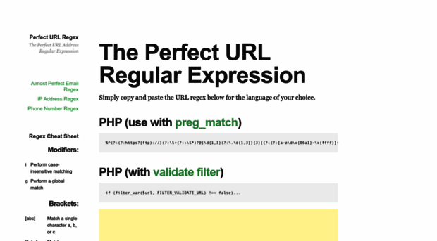 urlregex.com