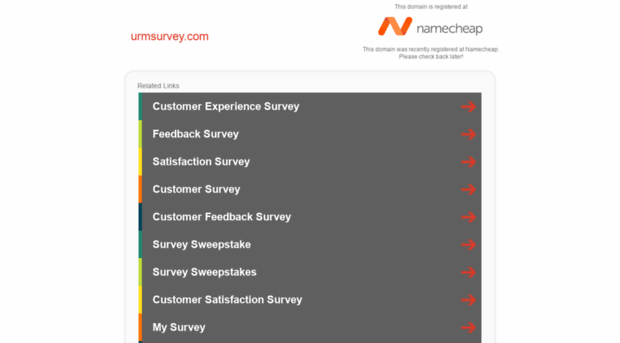 urmsurvey.com