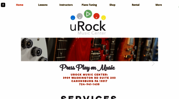 urockmusiccenter.com